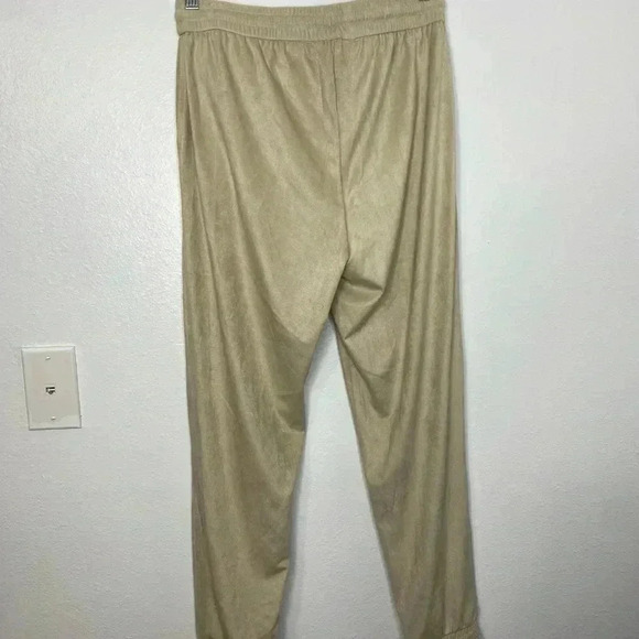 Maison D’Amelie of Paris Faux Suede Jogger Pants - Picture 3 of 4